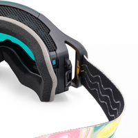 Lunettes MX avec protection UV à 100 %, monture intégrale en TPU, sangle réglable, pour moto, motocross, ski, sports de plein air