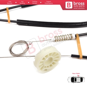 Kit de réparation de lève-vitre électrique arrière droit BWR5165 pour Q7 MK1 4L 4LB 2006-2015 SUV 5 portes 4L0839462 - Product Image 6