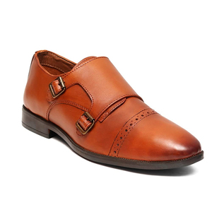 รองเท้าหนังสีน้ำตาลพรีเมียมสำหรับผู้ชาย คุณภาพสูง ดีไซน์หรูหรา พื้นรองเท้าทนทาน รองเท้าหนังสีดำคุณภาพสูงสำหรับงานที่เป็นทางการ - Product Image 2