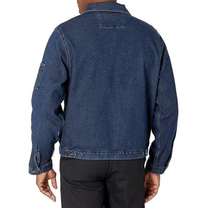 Veste en jean vintage à fermeture éclair personnalisée, unisexe, coupe parfaite, couleurs OEM disponibles, vente en gros, commande OEM bienvenue - Product Image 2