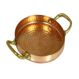 Plateau en cuivre à poignée en laiton de conception Vintage - Product Image 5