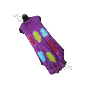 2025 Primavera Verano estampado mujeres vestido étnico sin mangas Tie Dye largo mujeres Maxi Casual vestido Tie Dye Boho gitano rayón vestido - Product Image 6
