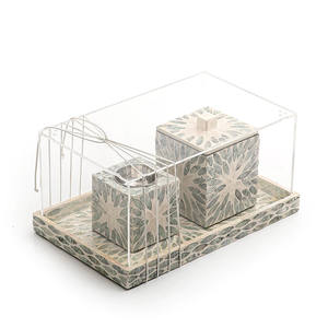 Top seleccionado de madera Mubkhar forma rectangular hecho a mano diseñador decorativo al por mayor de madera Bakhoor hecho en Vietnam - Product Image 4