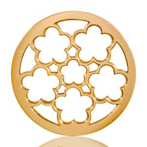 High Quality Silver Tone Openwork Floral Leaf Design Trivet Modern Style Table Decorative Trivet for <b>Kitchen</b> <b>Accessories</b> - Product Image 2