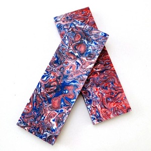 Ángel respetuoso con el medio ambiente, escamas con mango de cuchillo de resina pulida, hecho a mano, epoxi en blanco, fabricación personalizada, bloque de Material para fabricación de cuchillos DIY - Product Image 2