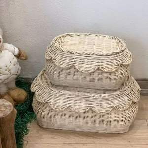 Panier en rotin écologique pour le rangement de la cuisine et l'organisation des étagères Fabriqué à la main par des artisans qualifiés au Vietnam - Product Image 3