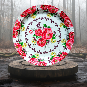 Assiette de vaisselle profonde en mélamine imprimée de 19 pouces de haute qualité VKL Designer pour restaurant et maison - Product Image 4