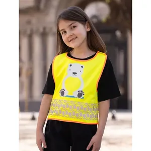 Gilet di Sicurezza Personalizzato per Bambini con Adesivi Riflettenti e Luci per Promozioni Faunistiche - Product Image 1