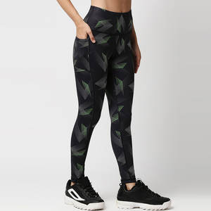 Leggings de sport pour femmes, vente en gros, taille haute, yoga, gym, activewear, course à pied, entraînement, contrôle du ventre, fitness - Product Image 2