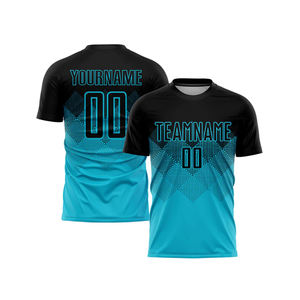 Camiseta de Fútbol Personalizada, 100% Poliéster, Ropa Deportiva Transpirable de Alta Calidad, Impresión de Logotipo Personalizado, Nombre del Equipo - Product Image 4