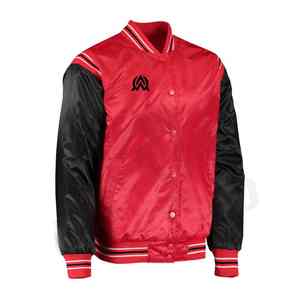 Vestes en satin pour hommes de couleur personnalisée avec logo personnalisé coupé et cousu de haute qualité à prix compétitif marque privée - Product Image 4