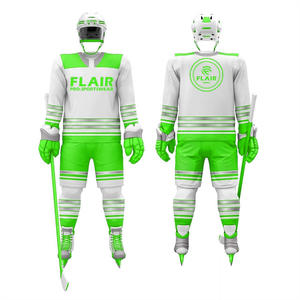 Jersey de hockey sobre hielo de sarga bordado personalizado al por mayor Jersey de hockey sublimado - Product Image 5