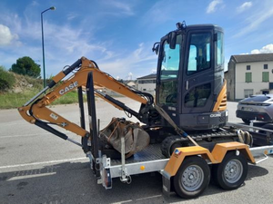 Mini-excavatrice CASE CX26C 24,8 CV 2,6 tonnes, excavatrice hydraulique compacte avec godet de terrassement, chargeuse sur chenilles compacte à vendre - Product Image 5
