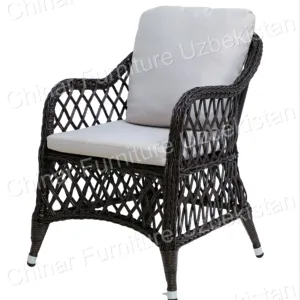 Factory Direct Sales Ratan Furniture Outdoor Rattan Patio Hotel Balcony Restaurant Cafe Furniture Modern Garden Sofa Set