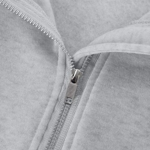 Nuevas sudaderas con capucha cálidas de lana con media cremallera de otoño para mujer, sudaderas cortas holgadas informales sólidas, jerséis con capucha y cuello levantado con orificio para el pulgar - Product Image 5