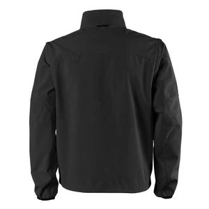 Manteau d'hiver à fermeture éclair pour hommes avec logo personnalisé veste Softshell imperméable veste Softshell à manches longues - Product Image 3