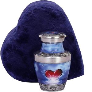 Diseño moderno Esmalte de colores Tema Token Urn El mejor producto funerario para cenizas humanas Mini suministros al por mayor para la cremación del bebé - Product Image 1