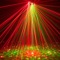 Lumière laser RGB effet pluie de papillons avec télécommande pour éclairage de scène, DJ, club, fête, mariage, événements