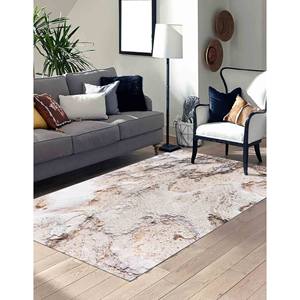 Tapis imprimé paysage naturel : Décoration moderne pour la maison avec des tons doux et une texture, tapis à poils doux - Product Image 2