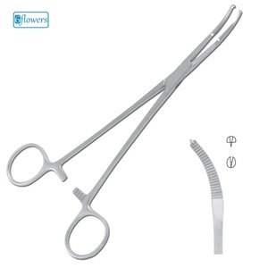 Pinces hémostatiques Sixflowers Mikulicz droites 18 cm, pince chirurgicale pour hémostase, classe I CE ISO13485 - Product Image 1