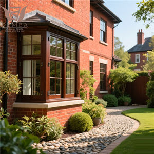 DEMEA Bas <span class=keywords><strong>Prix</strong></span> Manuel Swing Open Casement Windows Aluminium Bois Composite avec Moustiquaire et écran de sécurité - Product Image 1