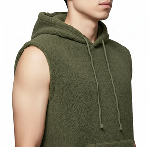 Sudadera con Capucha de Invierno 100% Algodón, Material Polar, Ligera, Impresión de Logotipo Personalizada, Servicio OEM - Product Image 4