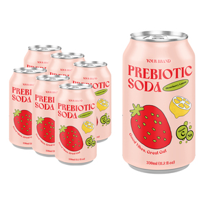 Việt Nam Chất Lượng Cao 330Ml OEM Có Ga Prebiotic Soda Đồ Uống Halal Chứng Nhận Hương Vị Trái Cây Mẫu Miễn Phí Thiết Kế Miễn Phí Tùy Chỉnh - Product Image 1