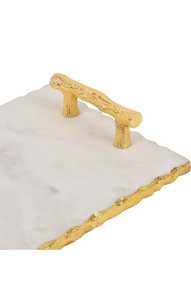 Tabla de Queso Decorativa Moderna de Madera Grande con Diseño de Orquídea, Cuchillo de Alta Demanda, Mango Dorado, Bloque de Cortar de Mármol Blanco, Apto para Lavavajillas - Product Image 5