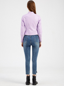 Chaquetas de Cuero para Mujer, Diseño Personalizado de Alta Calidad, Forro de Algodón Impermeable y Transpirable, Precio Económico, Nueva Llegada - Product Image 3