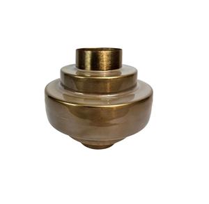 Florero de Metal de hierro de diseño hecho a mano Interior de casa elegante con acabado antiguo Arreglos artificiales frescos para bodas - Product Image 6