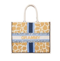 Model Tas Tote Wanita Bermotif Leopard Premium Terbaru dengan Hiasan Manik-Manik dari India BEADCRAFT EXPORTS