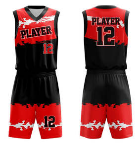 Ensembles d'uniformes de basket-ball unisexe personnalisés grande taille entraînement respirant 100% polyester antibactérien à séchage rapide fabriqué au Pakistan - Product Image 2