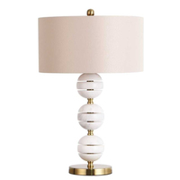 Ensemble de 2 lampes de bureau modernes en métal, compatibles AC/DC, écologiques, protectrices pour les yeux, à intensité variable, commande tactile, ampoules halogènes de luxe de 24 pouces