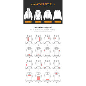 Cómodo Hombres Full Zip Up Hoodie Slim Fit Color rojo Manga larga Adulto Casual Wear Chaqueta con capucha con diseño de logotipo personalizado EE. UU. - Product Image 4