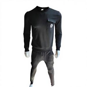 Conjunto de Sudadera con Capucha y Pantalones Deportivos Personalizados de MANGOES FASHION, Estilo Urbano, Deportivo, con Estampado Desgastado por el Sol, Lavado Ácido, Unisex - Product Image 1