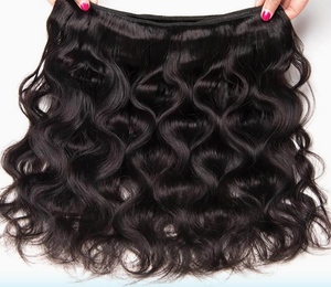 TEMPLE VIERGE NATUREL 100% EXTENSIONS DE CHEVEUX HUMAINS REMY INDIENS DU SUD NON TRAITÉS AVEC CUTICULES COULEUR ALIGNÉE NOIR - Product Image 3