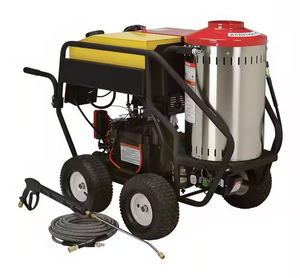 Nettoyeur haute pression électrique Star Heavy Duty avec pompe triplex, eau chaude, vapeur, buses et lance, réservoir de 150-535 gallons - Product Image 1