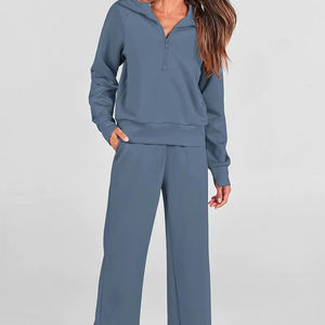 Survêtements en coton imprimé à capuche de haute qualité pour femmes Logo personnalisé Style streetwear Décontracté Nouvelle collection d'hiver - Product Image 1