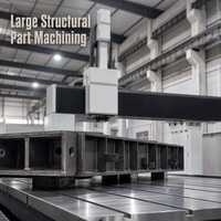 Service de fraisage CNC sur grande envergure pour structures en acier soudées