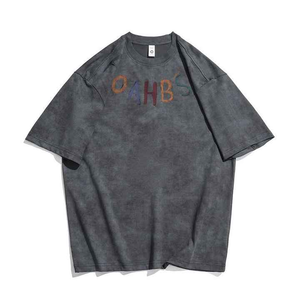 เสื้อยืดแขนสั้นทรงหลวมสำหรับผู้ชายเสื้อยืดลำลองสไตล์สตรีทแฟชั่นแบบสั่งตัด - Product Image 3