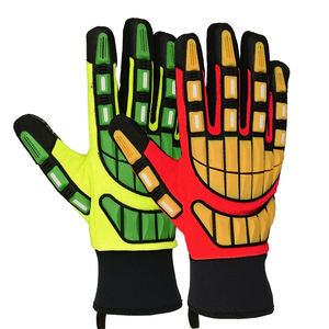 Guantes mecánicos Impacto Mecánico TPR Trabajo Fabricante al por mayor Algodón Logotipo personalizado Guantes DE SEGURIDAD Guantes mecánicos de aceite - Product Image 6