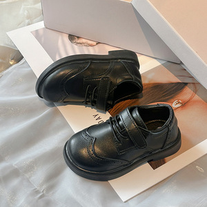 Scarpe Eleganti per Bambini in Pelle Nera, Stile Brogue con Lacci, Antiscivolo e Traspiranti, per Scuola e Feste, Personalizzabili e All'Ingrosso - Product Image 6