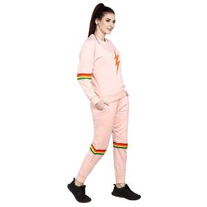 Evolove – Survêtement (Pyjama) pour femme, 100 % coton respirant, bleu marine, super confortable et élégant pour le printemps, taille XL - Product Image 5