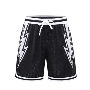 Short de sport pour homme avec impression par sublimation de meilleure qualité Short en maille respirant élastique avec cordon de serrage réglable - Product Image 5