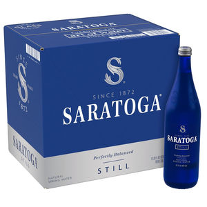 Agua Mineral Saratoga con Gas, Botellas Mini de 250ml, Paquete de 30 Unidades para Minibares de Hotel y Amenidades de Lujo para Hostelería - Product Image 2