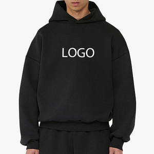Sudadera con Capucha Personalizada con Logotipo, 100% Algodón Grueso, Cierre Completo, 500 g/m², Estilo Holgado, Hombros Caídos, Corte Recto, para Hombre - Product Image 3
