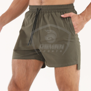 Short de sport pour homme de haute qualité, logo hip-hop, léger, respirant, séchage rapide, poches arrière, course, natation, entraînement, gym - Product Image 3