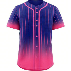 Uniforme de baseball à taux de gros hommes 2025 concevez vos propres ensembles d'uniformes de maillot de baseball respirant pour adultes - Product Image 6