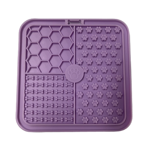 Custom Logo Silicone Slow Feeder Lick <b>Mat</b> for Dogs, Multifunctional Interactive Pad Promotes Healthy Eating & Stress Relief - Product Image 5