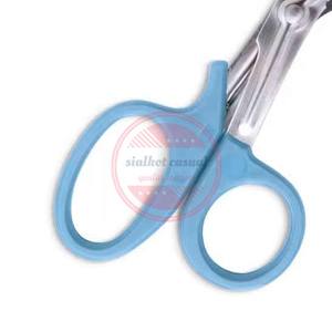 Ciseaux de coupe en acier inoxydable de haute qualité Ciseaux à pansement à poignée en plastique - Product Image 5